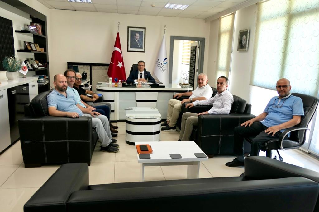 Turgutlu Organize Sanayi Bölgesi Yönetimi Celal Bayar Üniversitesi Teknoloji Fakültesi Dekan’ını Ziyaret Etti.